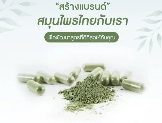 โรงงานรับผลิตสร้างแบรนด์สมุนไพร